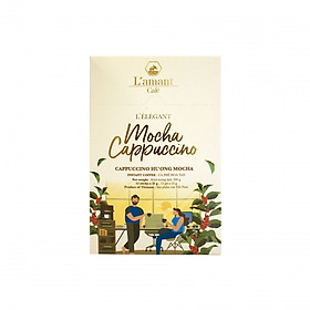 Cà phê hoà tan L'amant Cafe - Mocha Cappuccino - Hộp 25 g x 12 gói