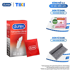 Bao cao su Durex Fetherlite Ultima Hộp 12 Bao
