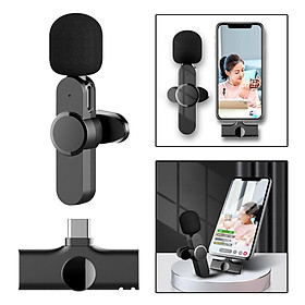2.4G Wireless Microphone Plug & Play Video Recording Youtube Interviewer Mic