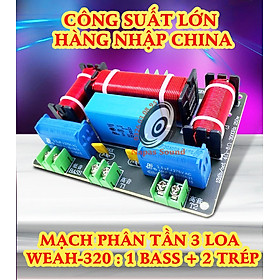 MẠCH PHÂN TẦN 3 LOA WEAH320 - LẮP 1 BASS 2 TRÉP KHÔNG CẦN HÀN DÂY (GIÁ 1 CÁI) - PHÂN TẦN BASS 25 30 40