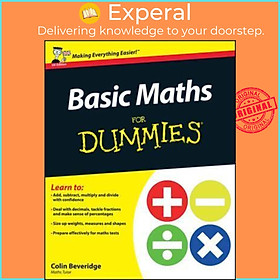 Sách - Basic Maths For Dummies by Colin Beveridge (US edition, paperback)