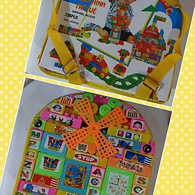 Combo 4 bộ xếp hình, lắp ghép