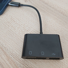 Mua OTG android 3 trong 1 đọc thẻ nhớ TF  SD  Usb cổng Micro USB