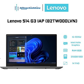 Laptop Lenovo S14 G3 IAP(82TW000LVN (i5-1235U | 8GB | 256GB | Intel Iris Xe Graphics | 14' FHD | Win 11) Hàng chính hãng
