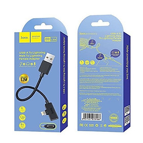 Mua Bộ Jack Adapter chuyển đổi âm thanh số HOCO LS9 - Sạc + Tai nghe IP - Jack chuyển Tai Nghe dành cho iphone - hàng chính hãng