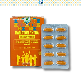 Viên uống tăng cường sức khoẻ HGSG - RAMATON EXTRA (Hộp 6 vỉ x 10 viên)