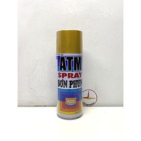 Mua Sơn xịt xe máy màu vàng ánh kim ATM A228