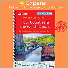 Sách - Four Counties and the Welsh Canals - For Everyone with an I by Nicholson Waterways Guides (UK edition, paperback)