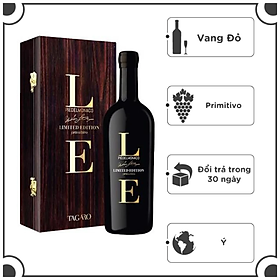 Hộp sơn mài 1 chai Rượu vang LE Limited Edition Primitivo 750ml