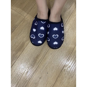 Mua Dép Bông Đi Trong Nhà Hình Trái Tim
