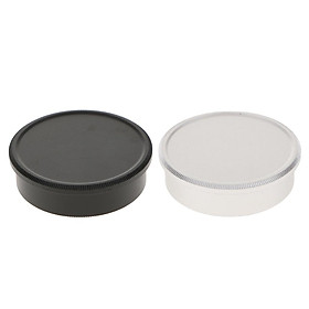 2pcs Protective Body Front And Rear Lens Dust Cap Cover For M39 Screw Mount