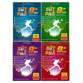 Sách - Combo 4 cuốn bứt phá 9+ lớp 10 ( toán + lí + hóa + tiếng anh ) (HM)