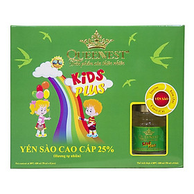 YẾN SÀO CAO CẤP KIDPLUS 25% HƯƠNG TỰ NHIÊN - (70ml/hộp 06 hũ)