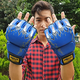 Găng Tay MMA Wolon Fighter MG-WL-RW – Xanh
