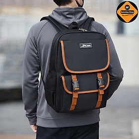 Balo Học Sinh Thời Trang Xbags Clever Màu Đen Cao Cấp, Siêu Nhẹ, Cá Tính, Đựng Được Laptop 14 Inch XB3105!