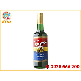 Siro TORANI Bạc Hà Xanh 750ml MENTHE SYRUP