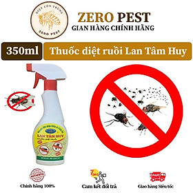 Thuốc diệt ruồi dạng xịt Lan Tâm Huy 350ml, thuốc diệt ruồi nhà, quán ăn, nhà hàng, chuồng trại, thuốc diệt ruồi xanh