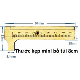 Mua thước kẹp mini bỏ túi 8cm