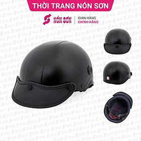 Mũ bảo hiểm lỗ thông gió NÓN SƠN chính hãng TG-ĐN052 - Size L 57.5cm