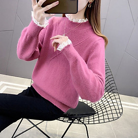 Hình ảnh Áo len nữ thời trang Hàn Quốc chất len mềm mại siêu xinh
