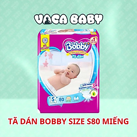 Tã Bỉm DÁN Bobby Size S80 miếng
