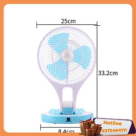 Mua Quạt Mini Sạc Pin (Không Sợ Mùa Hè Mất Điện) - Hàng Loại 1
