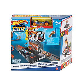 Đồ Chơi Mô Hình Trạm Sửa Xe Hot Wheels City HDR25 HDR24