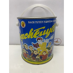 Mua Sơn dầu Bạch Tuyết màu đen bóng 200 2.8kg