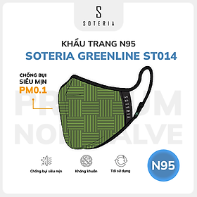 Khẩu trang thời trang Soteria Greenline ST014