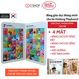 4 MẶT Bảng giáo dục thông minh PHIÊN BẢN TIẾNG VIỆT Hattung Playboard