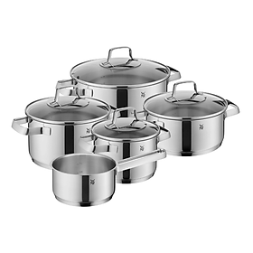 Bộ nồi WMF Belmonte 5 món kèm quánh vung kính hàng chính hãng