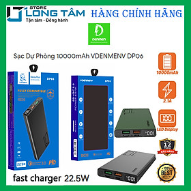 Mua Sạc Dự Phòng Denmen DP06 (có LCD) 10000 mAh - Hàng chính hãng