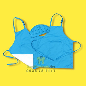 Mua Tạp dề cho bé Học vẽ  Làm bánh Chất liệu 2 lớp chống thấm - free size bé trai gái