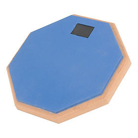 8 Inch Rubber Wooden Dumb Drum Practice Training Drum Pad Music Instruments for Jazz Drums Exercise