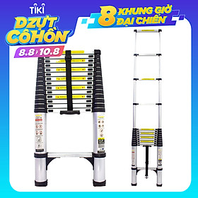 Thang nhôm rút gọn SUMIKA SK440 - Chiều cao tối đa 4.4m, chiều dài rút gọn 0.92m