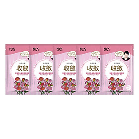 Hộp 5 Miếng Mặt Nạ Hoa Hồng Giúp Se Khít Lỗ Chân Lông nrk Rose Astringent Mask (25ml / Miếng)