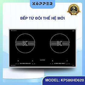 Mua Kopper Bếp Từ Đôi KP586HD620 Công Suất 2600W Mâm Từ Đồng 200mm Chống Trào 9 Tốc Độ Nấu Tiện Lợi Made In Thailand Hàng Chính Hãng