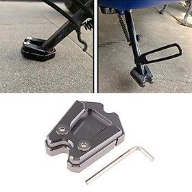 CNC Aluminum Foot Side Stand Plate Kickstand Extension Pad Fit for Vespa GTS GTV 300ie