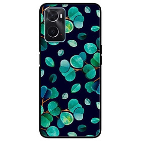 Ốp lưng dành cho Oppo A16K - Oppo A36 / A76 - Oppo Reno 7z 5G - Hoạ Tiết Lá Cây Nền Đen