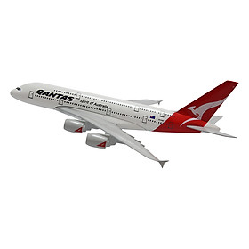 Mô Hình Máy Bay Trưng Bày Airbus A380 Qantas Airway Everfly QT20 (20cm)