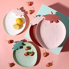 Mua Khay nhựa hình dâu tây