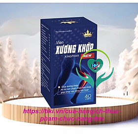 ￼Viên XƯƠNG KHỚP  Kingphar New  - Hộp 40 viên - Dưỡng Khớp, Giúp Phục Hồi Cấu Trúc Mô Sụn Khớp