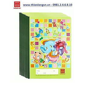 Lốc 10 quyển vở 4 ô ly Bạn nhỏ 48 trang Hồng Hà 0509