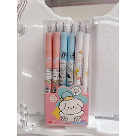 Bút gel mực tím 0.5mm xoá được giao màu ngẫu nhiên
