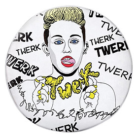 Gối tròn Twerk it like Miley Cirus - GOUP001