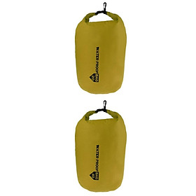 2 Pieces Dry Bag Storage Camping Rafting Kayaking Compression Sack  20L