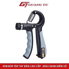 Kìm bóp tập tay GUANG YU dụng cụ hỗ trợ tập cơ tay, cẳng tay, kìm tùy chỉnh lực từ 5 đến 60kg có bộ đếm số - Màu Cam