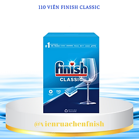 Viên rửa chén bát Finish Classic 110 tabs