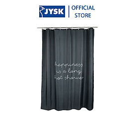 Mua Rèm phòng tắm | JYSK Runemo | polyester | đen | D200xR150cm