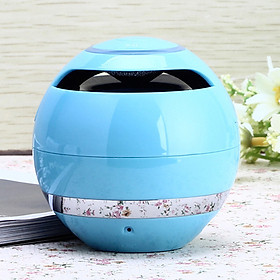 Colorful LED Ball Shaped Card Bluetooth Speaker Subwoofer Call Portable Outdoor Mini Speaker